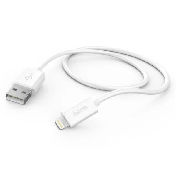 Hama Usba to Lightning Charge Cabl 1m WH Hama Usba to Lightning Charge Cabl 1m WH
