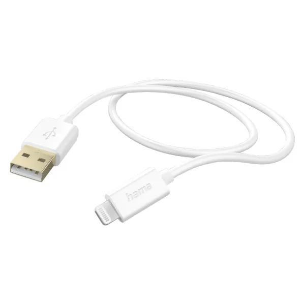 Hama Charging Cable Usba - Ltng 1.5 Wht Hama Charging Cable Usba - Ltng 1.5 Wht