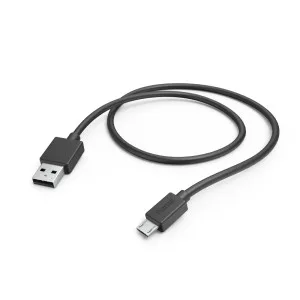Hama Charging Cabl Usba - Microusb 1m BLK
