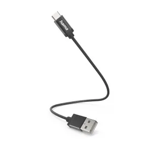 Hama Charging Cable Usba - USB-C 0.2m BLK Hama Charging Cable Usba - USB-C 0.2m BLK