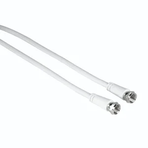 Hama Sat Cable F-Plug 1.5m 75DB White