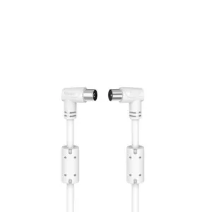 Hama Antenna Cable Coax 90DEG 5m 90DB WH
