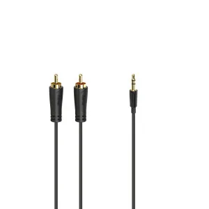 Hama Audio Cable 3.5mm JACK-2RCA Gld 1.5m