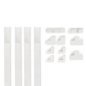 Hama Cable Duct Kit 4 Pcs Self Adhes 1m