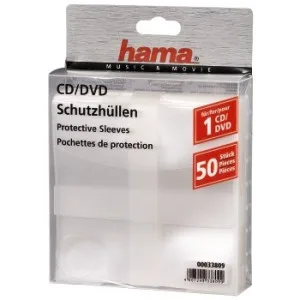 Hama CD/Dvd Protective Sleeves 50PCS