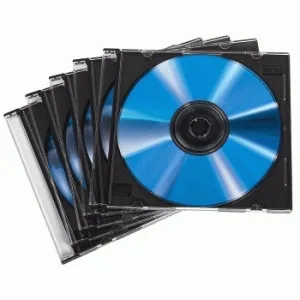 Hama Slim CD Jewel Case 50 Pack Black
