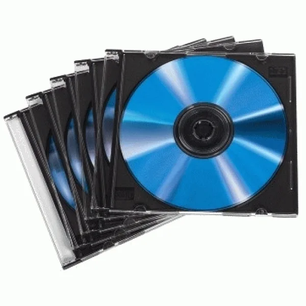 Hama Slim CD Jewel Case 50 Pack Black