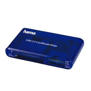 Hama 35IN1 USB2.0 Multi Card Reader Blue