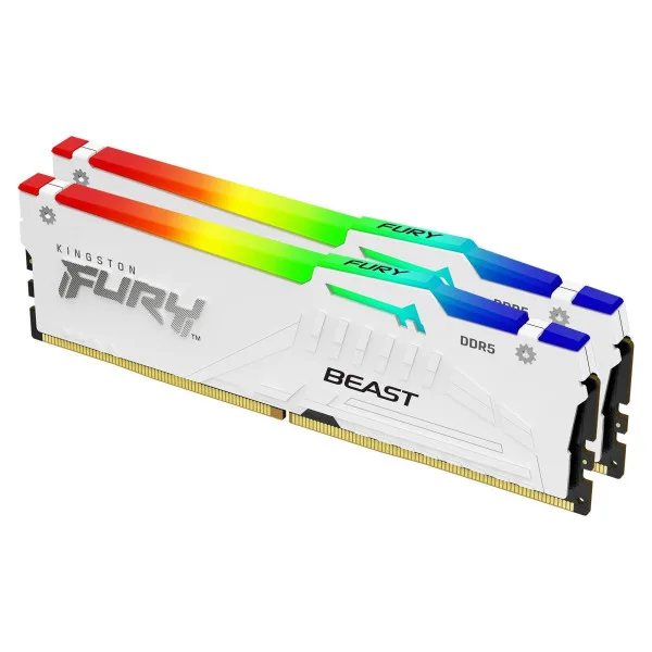 Kingston 64GB DDR5 6000MTS CL36 Kit White RGB