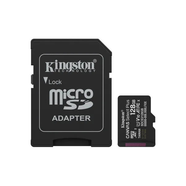 Kingston 128GB Canvas Microsdxc Card Kingston 128GB Canvas Microsdxc Card