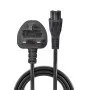 Lindy 1m Mains Power Cable UK 3 PIN Plug