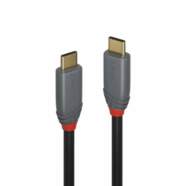 Lindy 2m USB 3.2 Type C 5A PD Anthra Line