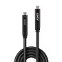 Lindy 10m USB 3.2 Gen 1 and DP 1.4 Type C Hybrid Cable