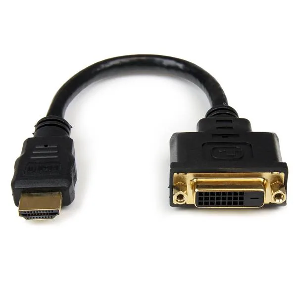 StarTech.com 8in HDMI to Dvi-D Videocableadapter