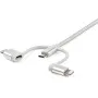 StarTech.com 3ft 3IN1 Charger Cable - Lightning StarTech.com 3ft 3IN1 Charger Cable - Lightning
