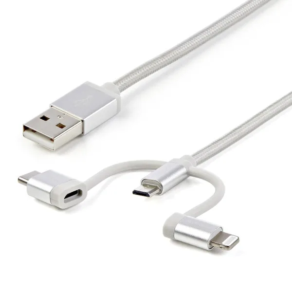 StarTech.com 3ft 3IN1 Charger Cable - Lightning StarTech.com 3ft 3IN1 Charger Cable - Lightning