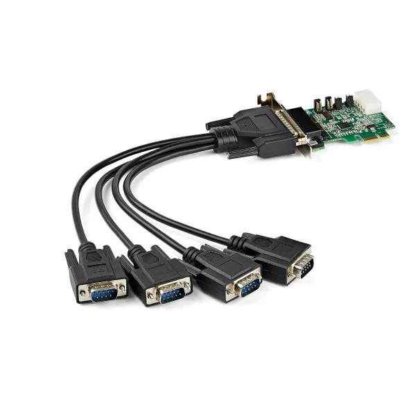 StarTech.com 4 Port PCIE RS232 Serial Card StarTech.com 4 Port PCIE RS232 Serial Card