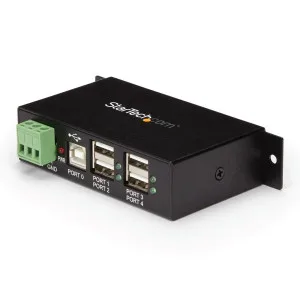 StarTech.com 4 Port Industrial USB Hub W
