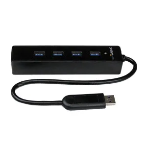 StarTech.com 4 Port Portable USB 3.0 Hub-Cable