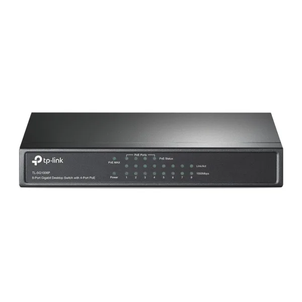 TP-Link 8-PORT Gigabit Switch 4-PORT Poe+ TP-Link 8-PORT Gigabit Switch 4-PORT Poe+