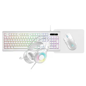 Vida Gamer Wht 4IN1 USB KB MS HS Kit Vida Gamer Wht 4IN1 USB KB MS HS Kit