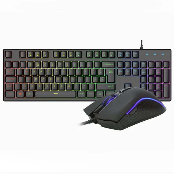 Vida Rebel 2IN1 Black USB Desk Kit
