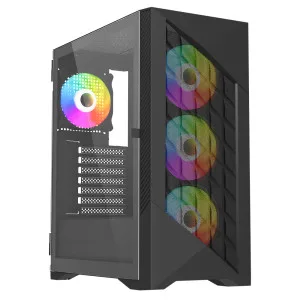 Vida Typhoon ATX Black ARGB Case